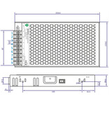 POS-POWER Kompaktes Schaltnetzteil DC 24 Volt 200 Watt 8,8 Amp
