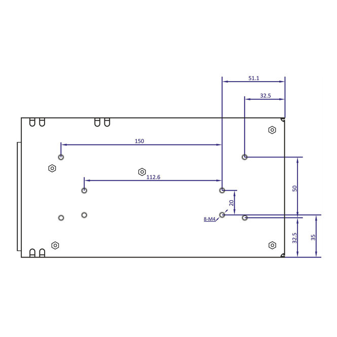 POS-POWER Kompaktes Schaltnetzteil DC 24 Volt 200 Watt 8,8 Amp