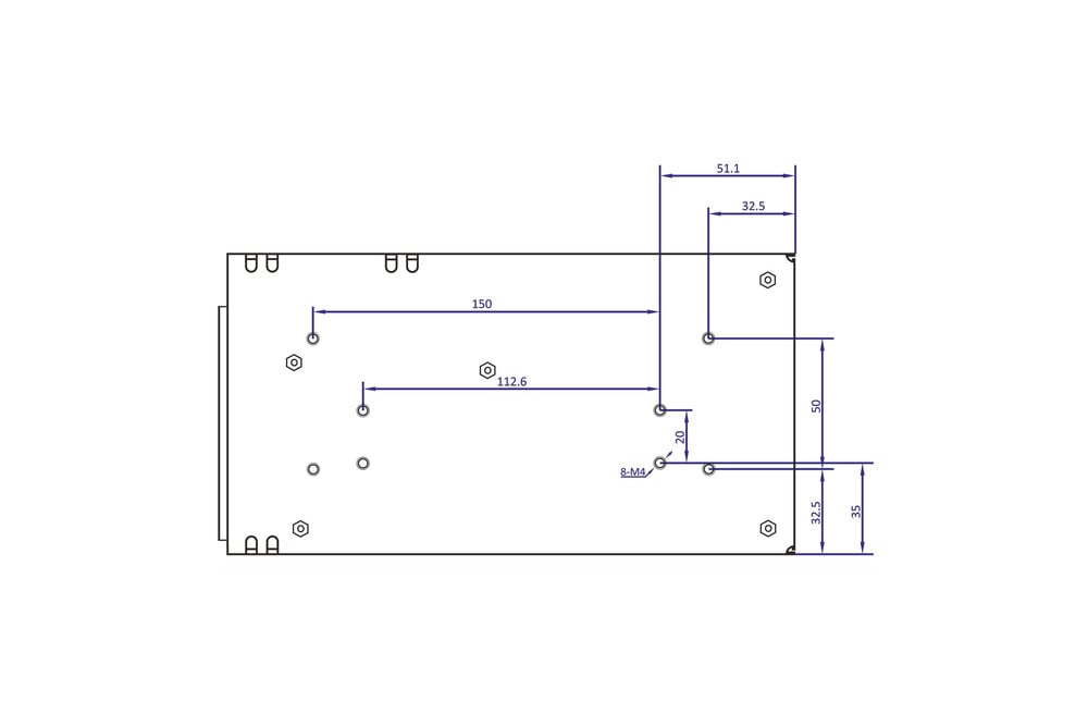 POS-POWER Kompaktes Schaltnetzteil DC 24 Volt 200 Watt 8,8 Amp