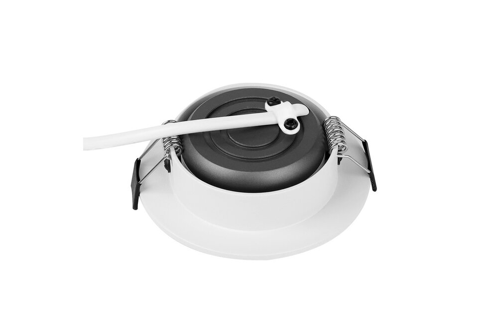 MiLight Mi-Light 12Watt Dimmbare Dual White LED Zigbee schwenkbarer Einbaustrahler 220V. Matt Weiß ⌀90mm - Kopieren