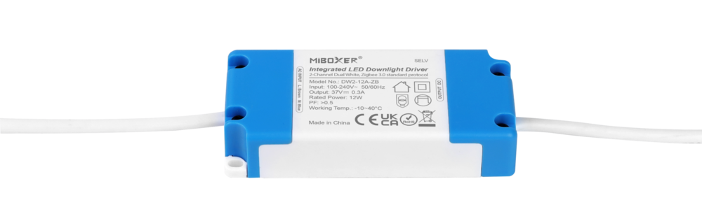 MiLight Mi-Light 12Watt Dimmbare Dual White LED Zigbee schwenkbarer Einbaustrahler 220V. Matt Weiß ⌀90mm - Kopieren
