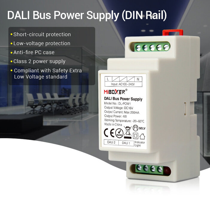 MiLight DALI-Bus-Stromversorgung (Din Rail)