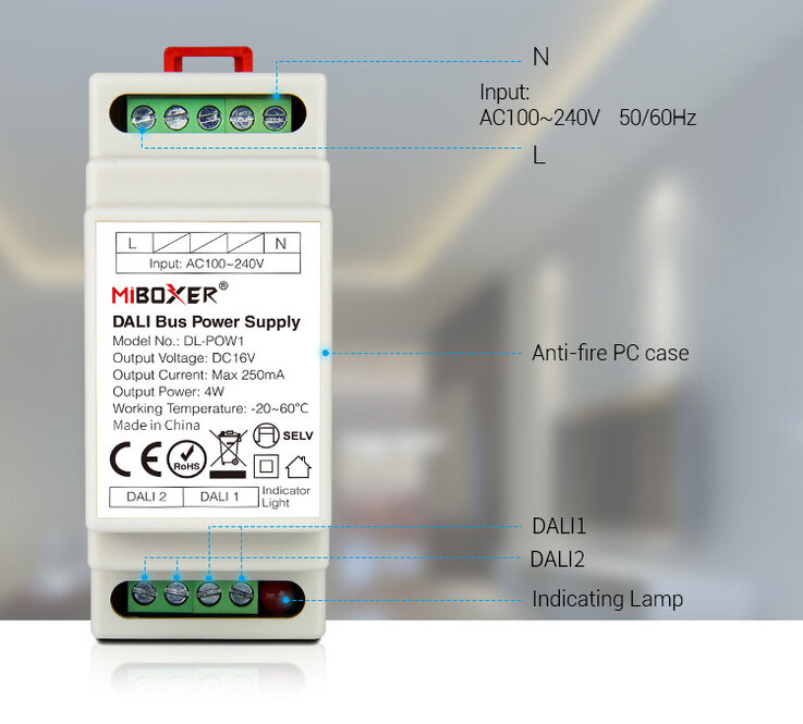 MiLight DALI-Bus-Stromversorgung (Din Rail)