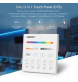 MiLight DALI DT8 4-Zonen 3 in 1 RGB/RGBW/RGB+CCT Touch Wandpanel