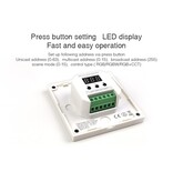 MiLight DALI DT8 4-Zonen 3 in 1 RGB/RGBW/RGB+CCT Touch Wandpanel