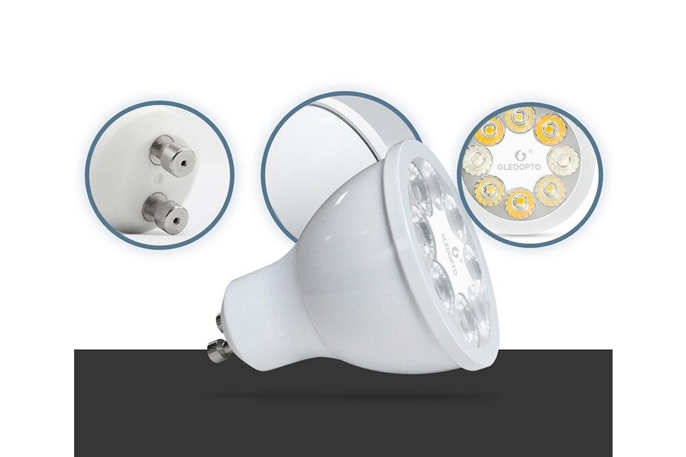 GLEDOPTO GLEDOPTO Zigbee 5 Watt Colour+Dual White Spot | GU10 5W 230V | ZLL Mesh | GL-S-006P