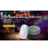 MiLight MiLight 2.4G Regenbogen-Fernbedienung RGB/RGBW/RGB+CCT, AAA-Batterien