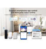 MiLight Mi-Light 12Watt Dimmbarer Dual White LED 2.4G RF schwenkbarer Einbaustrahler 220V. Matt Weiß ⌀108.3mm