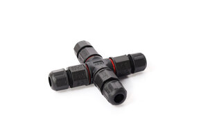 MiLight Wasserdichter X-Steckverbinder 3-Leiter Kabelstecker - lötfrei IP68