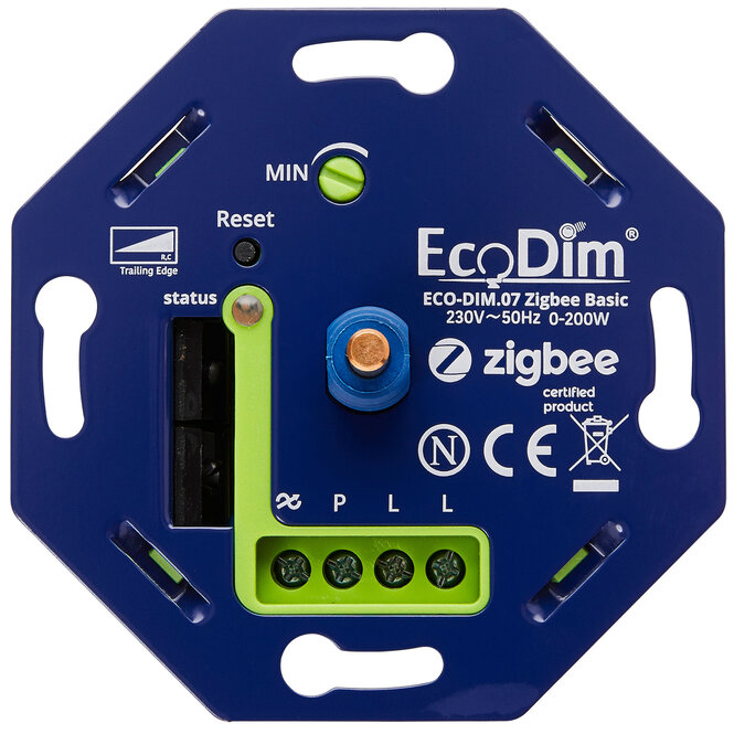 EcoDim ECO-DIM.07 Zigbee Basic Led-Dimmer universal 0-200W (RC)