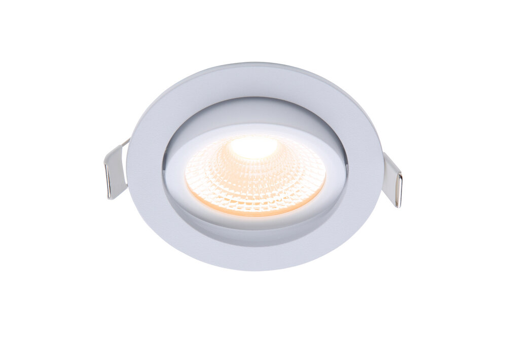 EcoDim EcoDim 5Watt 2000K - 3000K Rund Weiß Kippbar LED Einbaustrahler Warmweiß 85mmØ Kippbar IP54