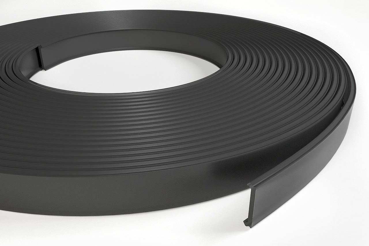 Abdeckung C2 Clickon Schwarz - 20-Meter-Rolle