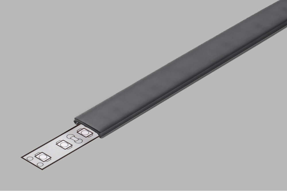 Abdeckung C2 Clickon Schwarz - 20-Meter-Rolle