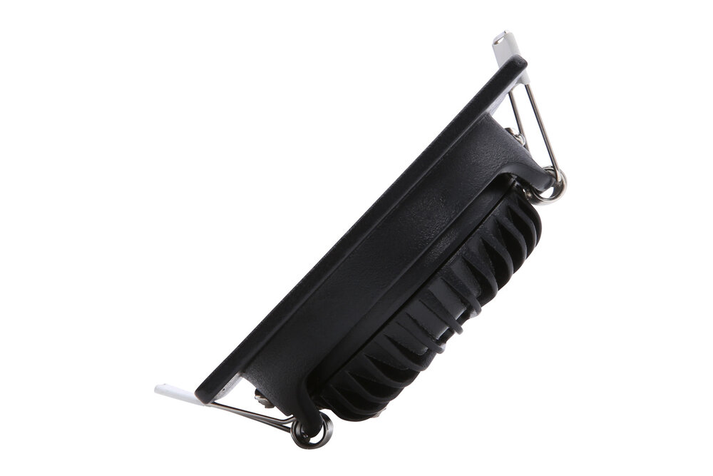 EcoDim EcoDim 5Watt 2000K - 3000K Quadratischer Schwarzer Kippbarer LED-Einbaustrahler Warmweiß 85mmØ Kippbar IP54