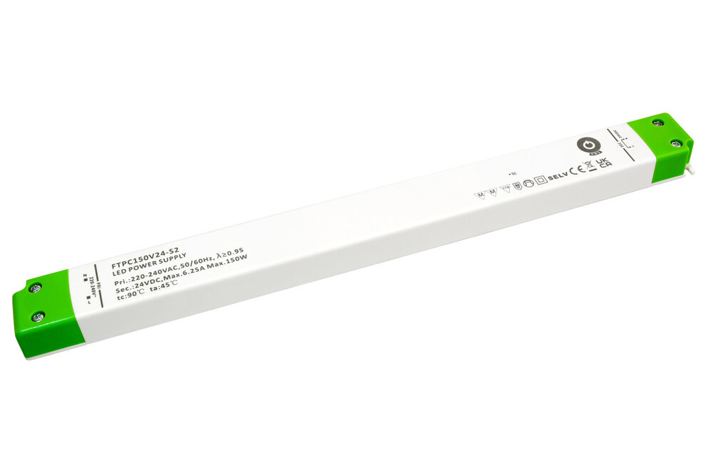 POS-POWER Ultra-Thin-POS-Netzteil DC 24 Volt 150 Watt 6,25 Ampere mit PFC-Regelung