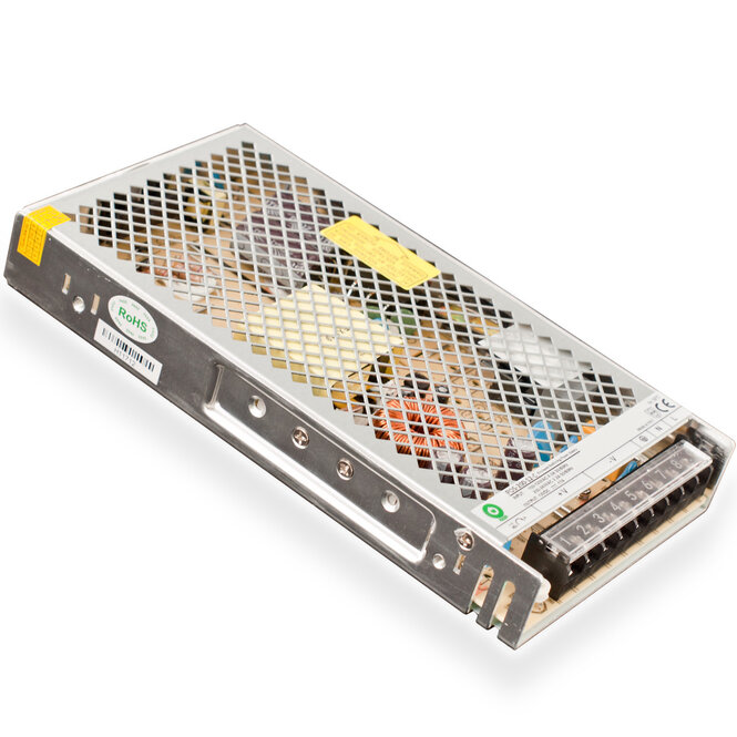 POS-POWER Kompaktes Schaltnetzteil DC 12 Volt 200 Watt 17 Amp