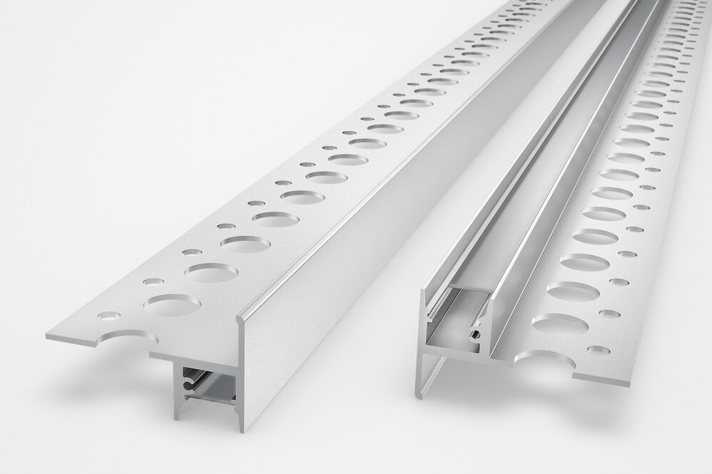 TILUM10 TS LED-Profil für geflieste Treppenstufen