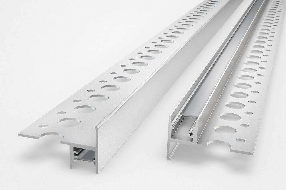 TILUM10 TS LED-Profil für geflieste Treppenstufen