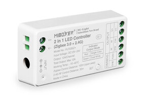 MiLight Miboxer 2 in 1 Zigbee 3.0 + RF 2.4G Einfarbig/Doppelweiß CCT Dimmer Controller