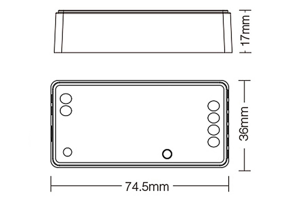 MiLight Miboxer 2 in 1 Zigbee 3.0 + RF 2.4G Einfarbig/Doppelweiß CCT Dimmer Controller