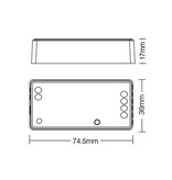 MiLight Miboxer 2 in 1 Zigbee 3.0 + RF 2.4G Einfarbig/Doppelweiß CCT Dimmer Controller
