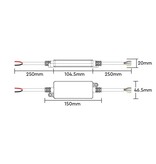 MiLight Wasserfester RGB-LED-Streifen-Controller 12A, 12V-24V IP66