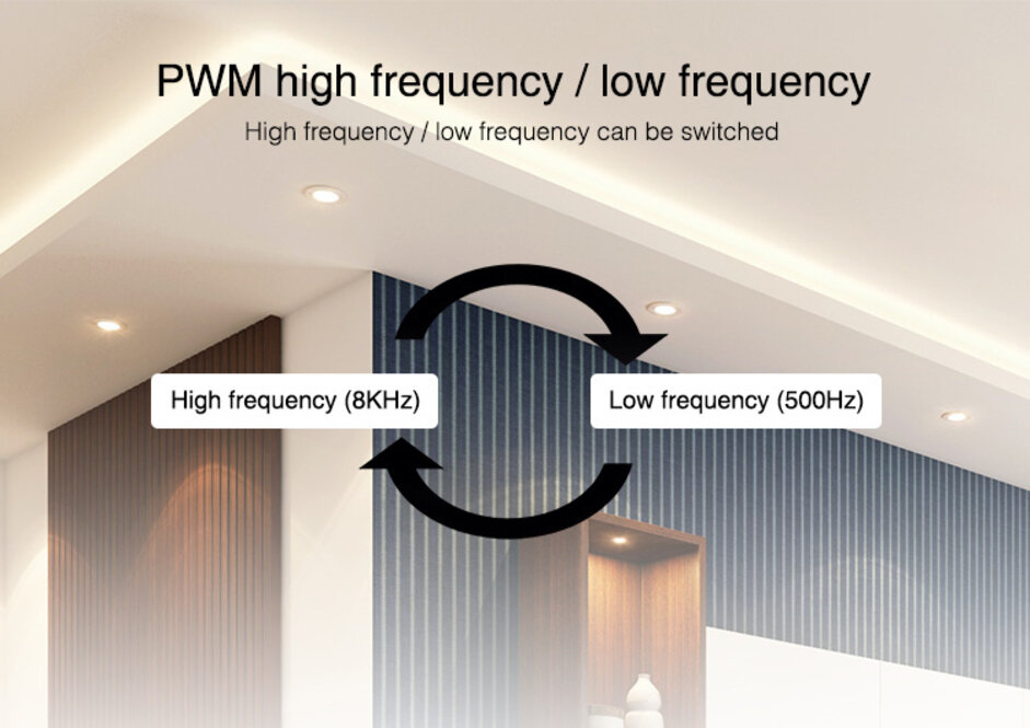 MiLight Wasserfester RGB-LED-Streifen-Controller 12A, 12V-24V IP66