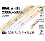 AppLamp ProLine PRO LINE COB Dual White 2300K~5000K CCT Led Strip | 5m | 24V