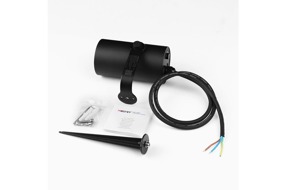 MiLight Mi-light RF 2.4G + Zigbee 12W RGG+CCT 220V LED Garten Spot Farbe+Dual Weiß IP66