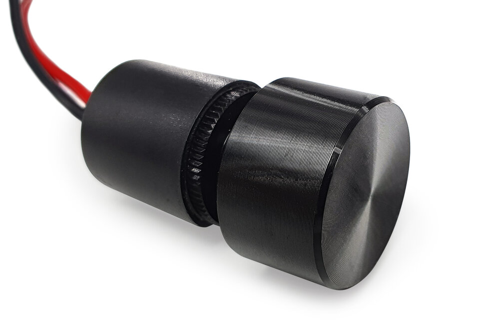 Mini-LED-Dimmer-Einbaudrehknopf 12V-24V, 4A, IP65 wasserdicht