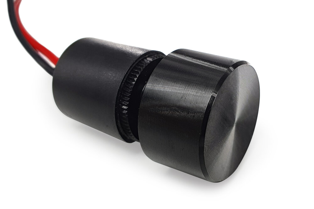 Mini-LED-Dimmer-Einbaudrehknopf 12V-24V, 4A, IP65 wasserdicht