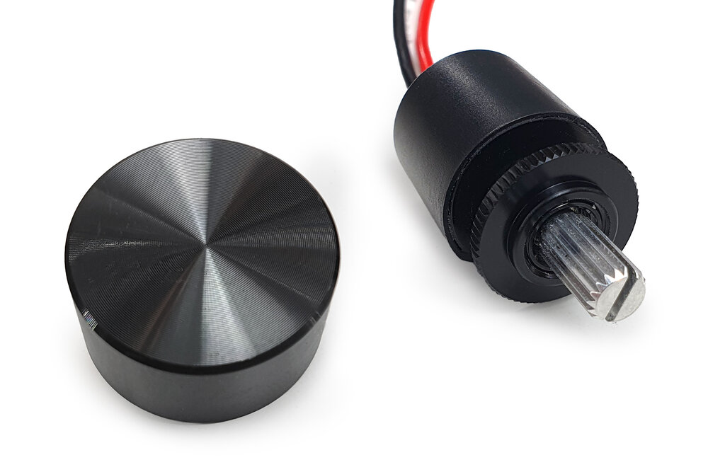 Mini-LED-Dimmer-Einbaudrehknopf 12V-24V, 4A, IP65 wasserdicht