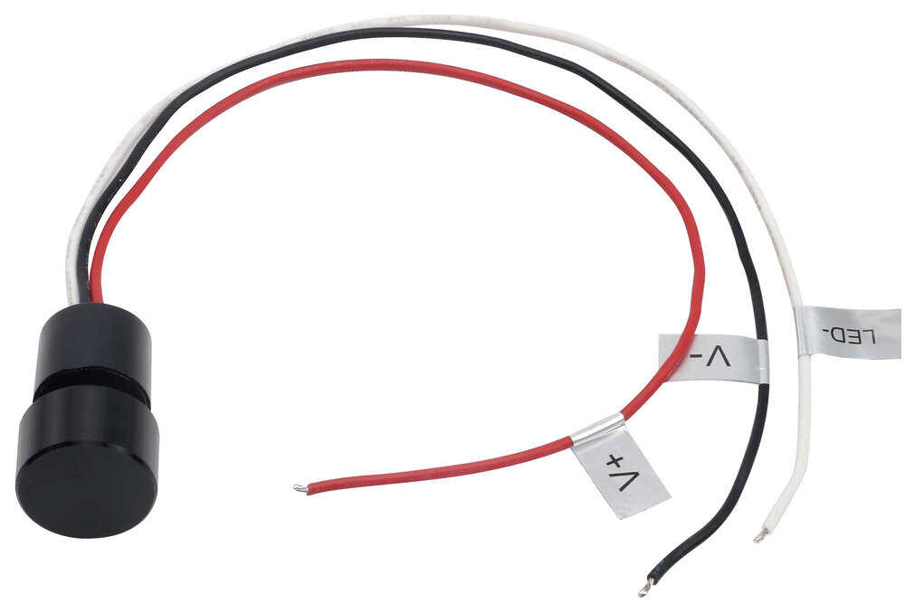 Mini-LED-Dimmer-Einbaudrehknopf 12V-24V, 4A, IP65 wasserdicht