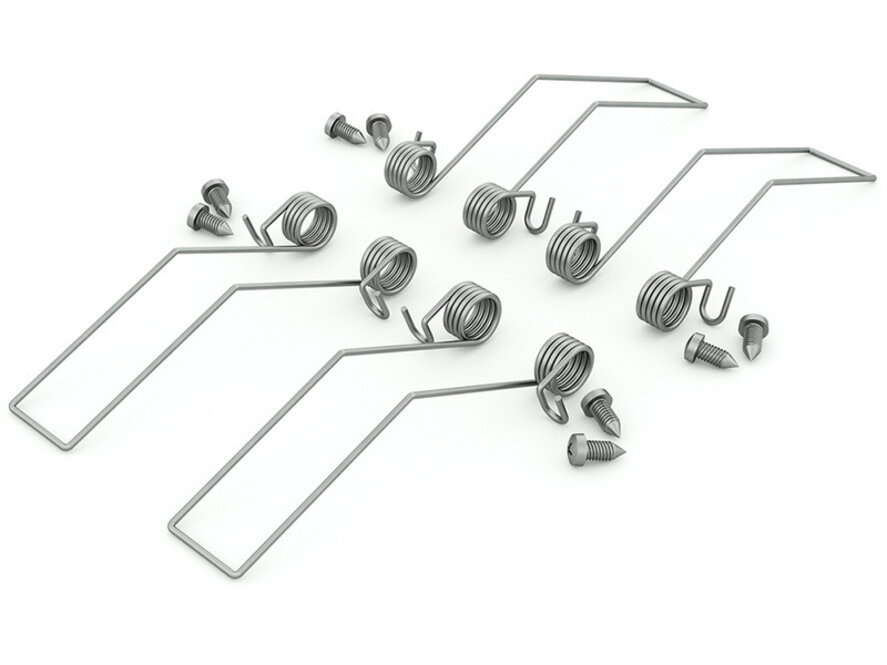 Halter Typ `LX' Feder - 4 Stück