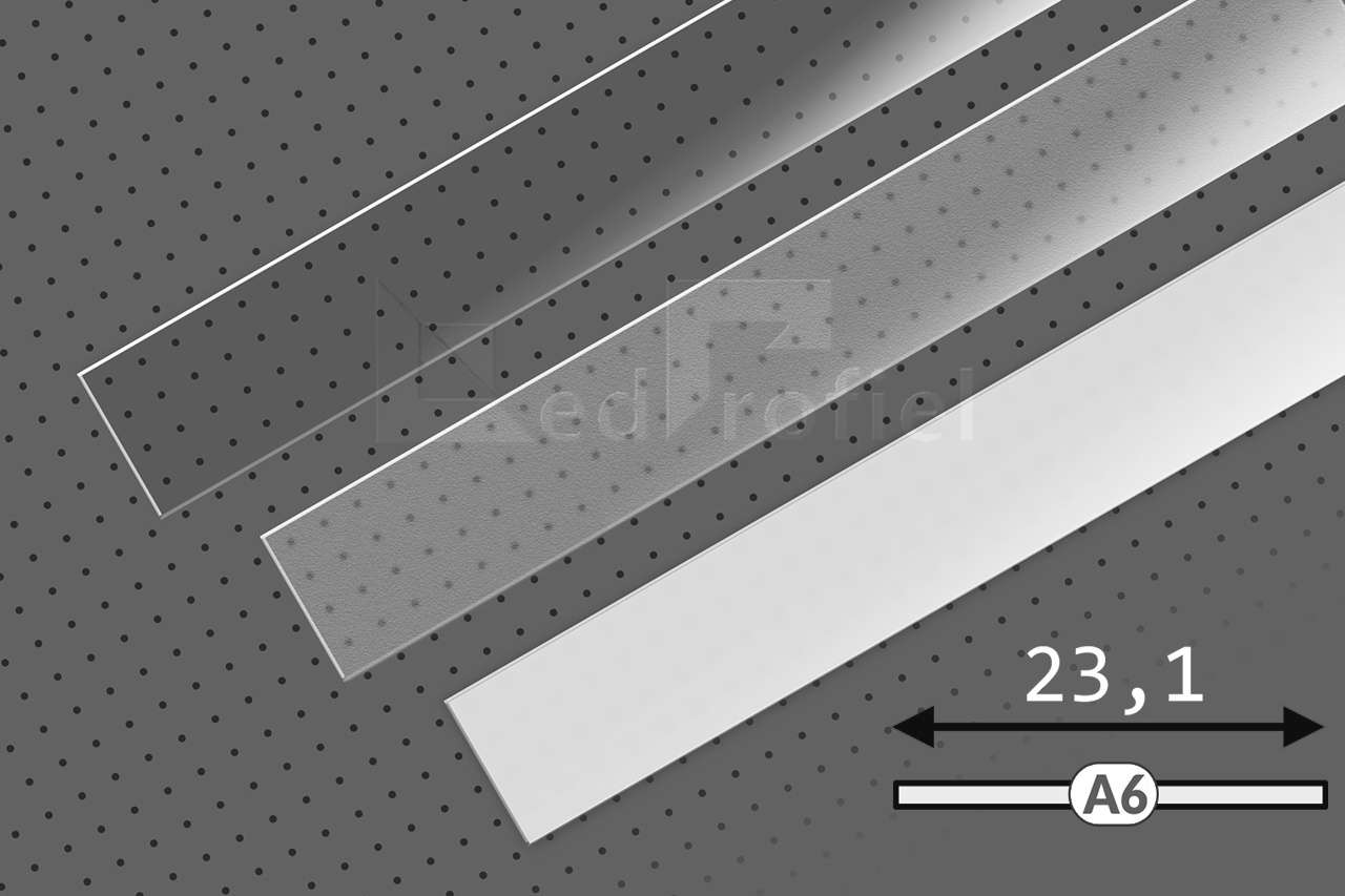 Abdeckung A6 Slide in 2m Länge