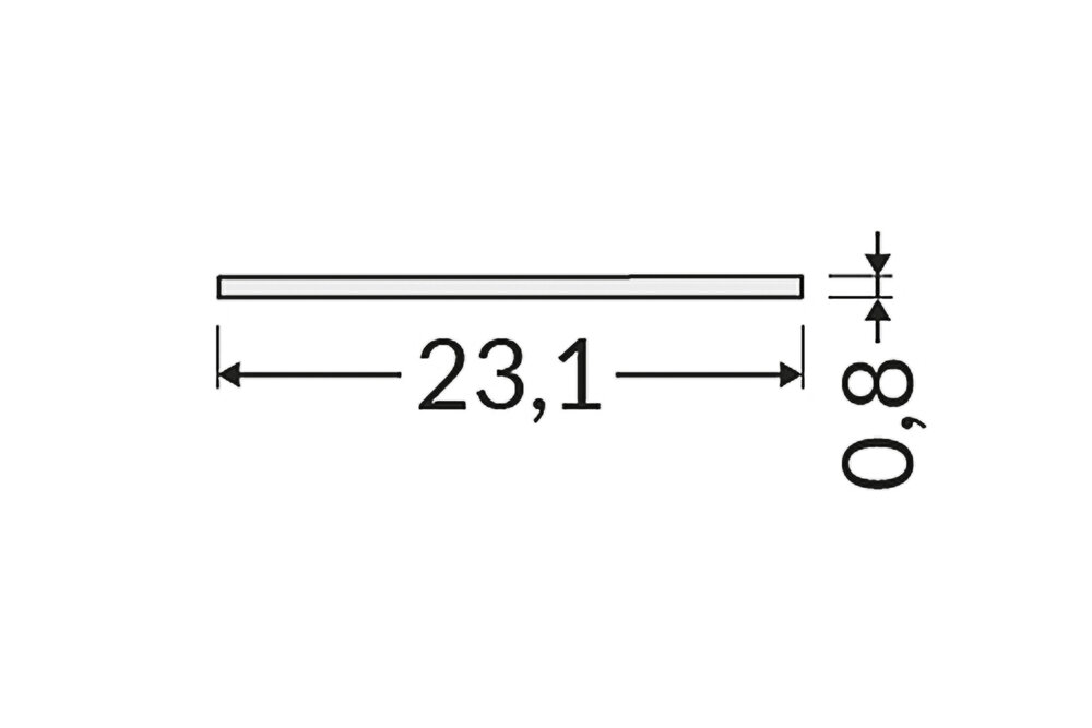 Abdeckung A6 Slide in 2m Länge