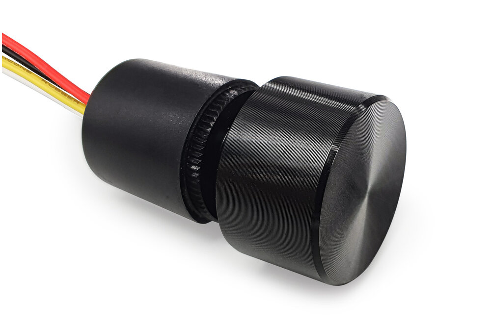 Applamp Mini LED Dimmer CCT / Dual White versenkter Drehschalter 12V-24V, 3A, IP65 wasserdicht