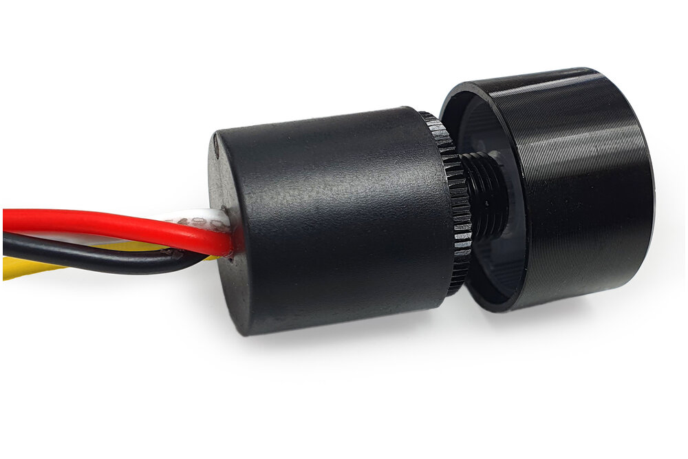 Applamp Mini LED Dimmer CCT / Dual White versenkter Drehschalter 12V-24V, 3A, IP65 wasserdicht