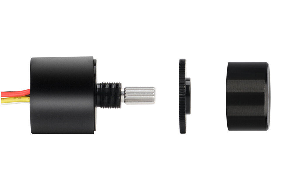 Applamp Mini LED Dimmer CCT / Dual White versenkter Drehschalter 12V-24V, 3A, IP65 wasserdicht