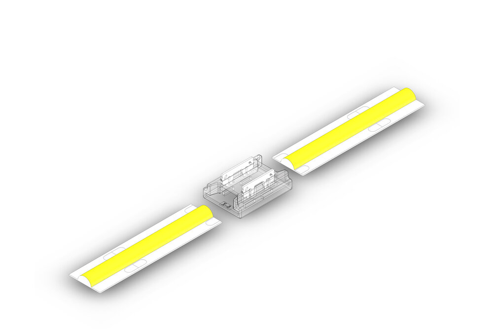 COB LED-Koppler für einfarbige LED-Streifen, lötfrei. Für 8mm LED-Streifen