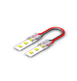 Weißer COB-LED-Streifen lötfreier flexibler Anschluss für 8mm-LED-Streifen