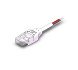 Wasserdichter weißer COB-LED-Streifenverbinder lötfrei für 8-10mm LED-Streifen