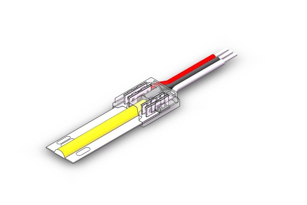 Stromanschluss für COB Dual White CCT Led Strips | Lötfrei