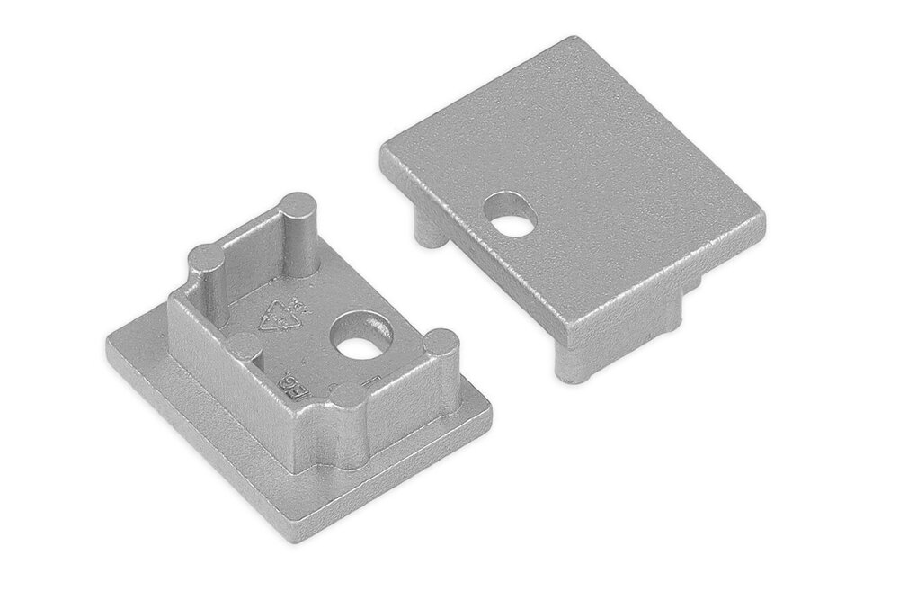 Endkappen LUXA14 TS, Satz aus zwei Teilen