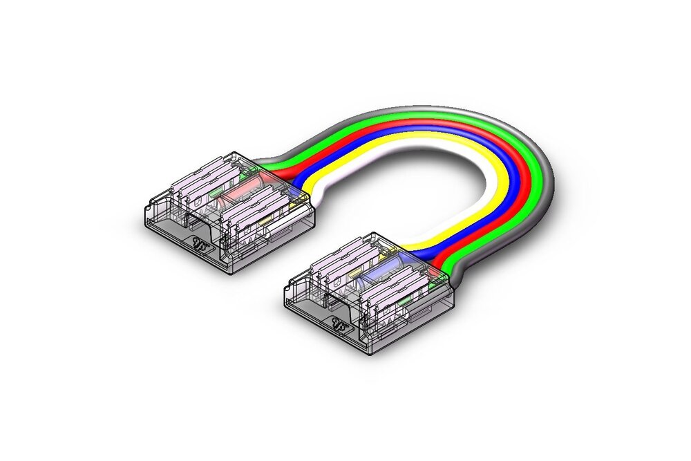 Flexibler Anschluss für COB RGB+Dual White Led Strips | Lötfrei