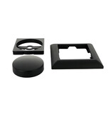 EcoDim ECO-DIM ED-10002B Dimmerknopf Schwarz Abdeckplatte RAL 9003