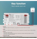 GLEDOPTO 20A Gledopto 5 in 1 SC/CCT/RGB/RGBW/RGBCCT Zigbee+RF Pro Controller GL-C-201P | 12-24 Volt