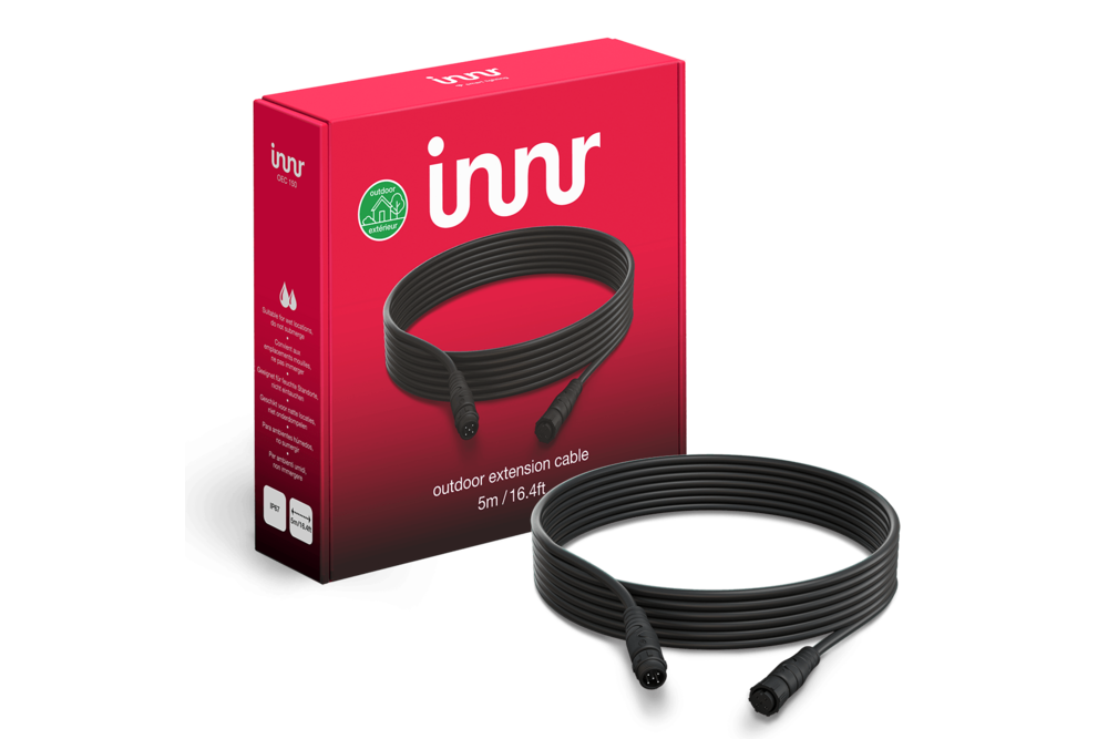 INNR INNR 5m Verlängerungskabel für Strahler und Leisten aus dem Set OSL 130C, OSL 132C, OFL 120C, OFL 140C, OPL130C