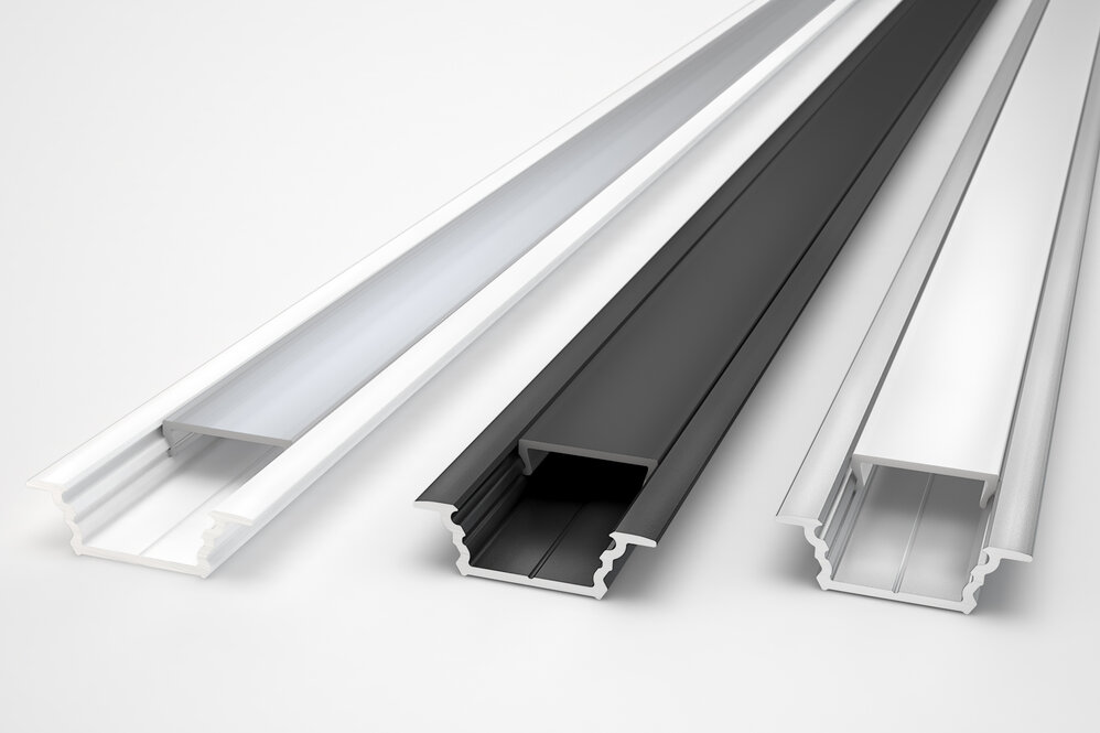 LINEA10 V2 10mm Versenktes Led-Profil 2m
