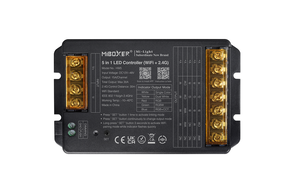 MiLight MiBoxer High Power 30A 5 in 1 RF 2.4G + Wifi Einfarbig/Dual White/RGB/RGBW/RGBCCT Dimmer Controller |12-48V